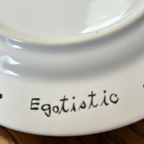 Pottery Barn What’s Your Sign zodiac plate. Leo with lion in center. 8”. - Picture 5 of 11